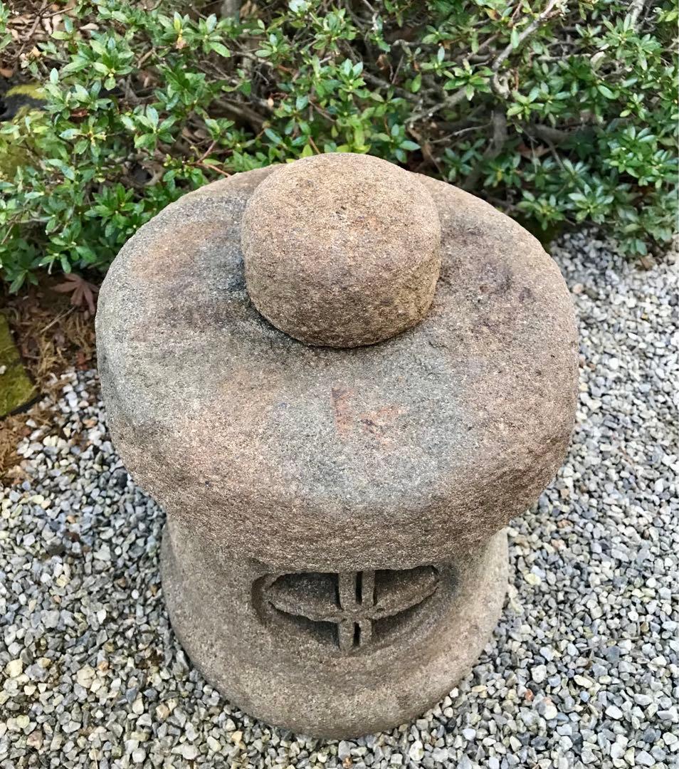 【茶庭石灯篭・坪庭灯篭・オブジェ・庭石】ガーデニング造園水石飾り石箱庭