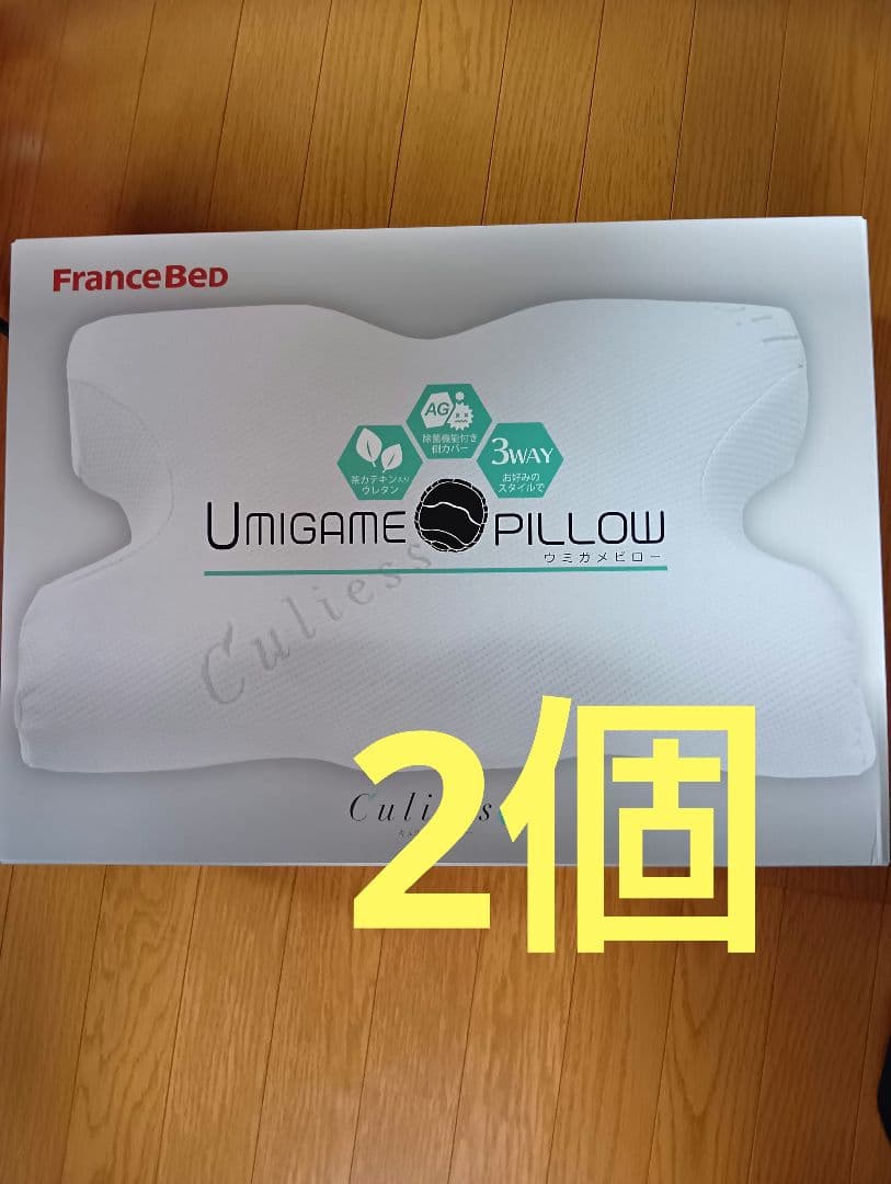 フランスベッド　ウミガメピロー 2個セット