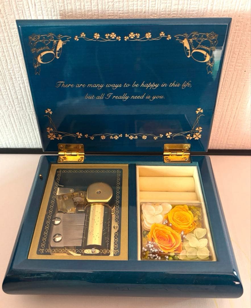 オルゴール　アイネクライネ　米津玄師　ブリザードフラワー　小物入れ