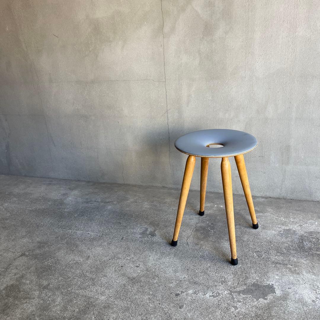 当時物 希少　オールドヴィンテージ　天童木工　リングスツール