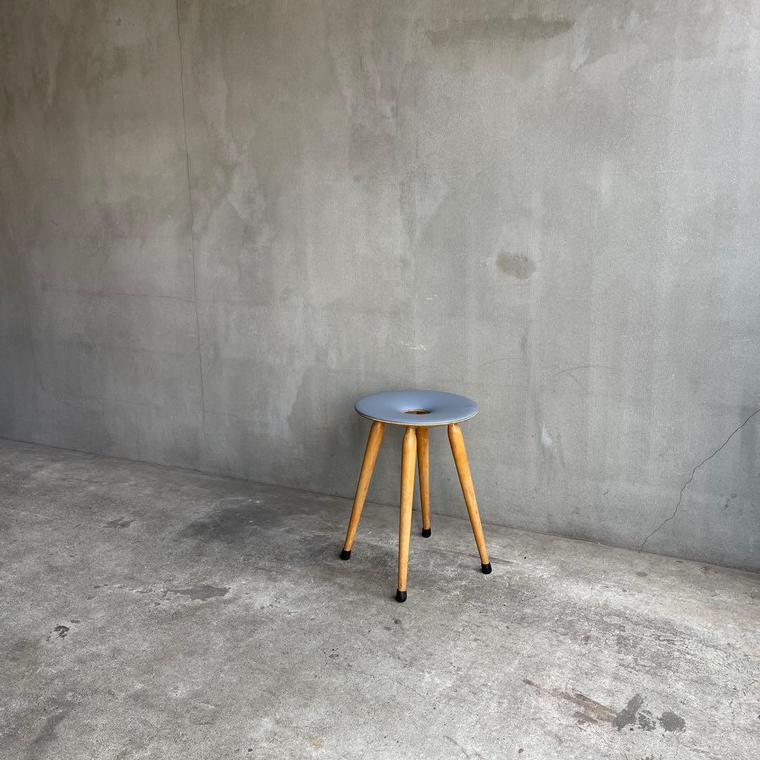 当時物 希少　オールドヴィンテージ　天童木工　リングスツール