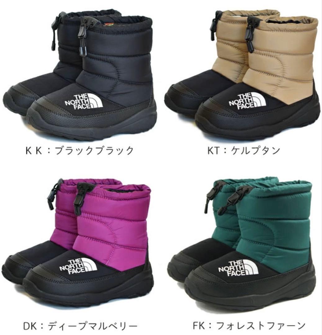 THE NORTH FACE ザノースフェイス　ヌプシ　スノーブーツ16cm黒