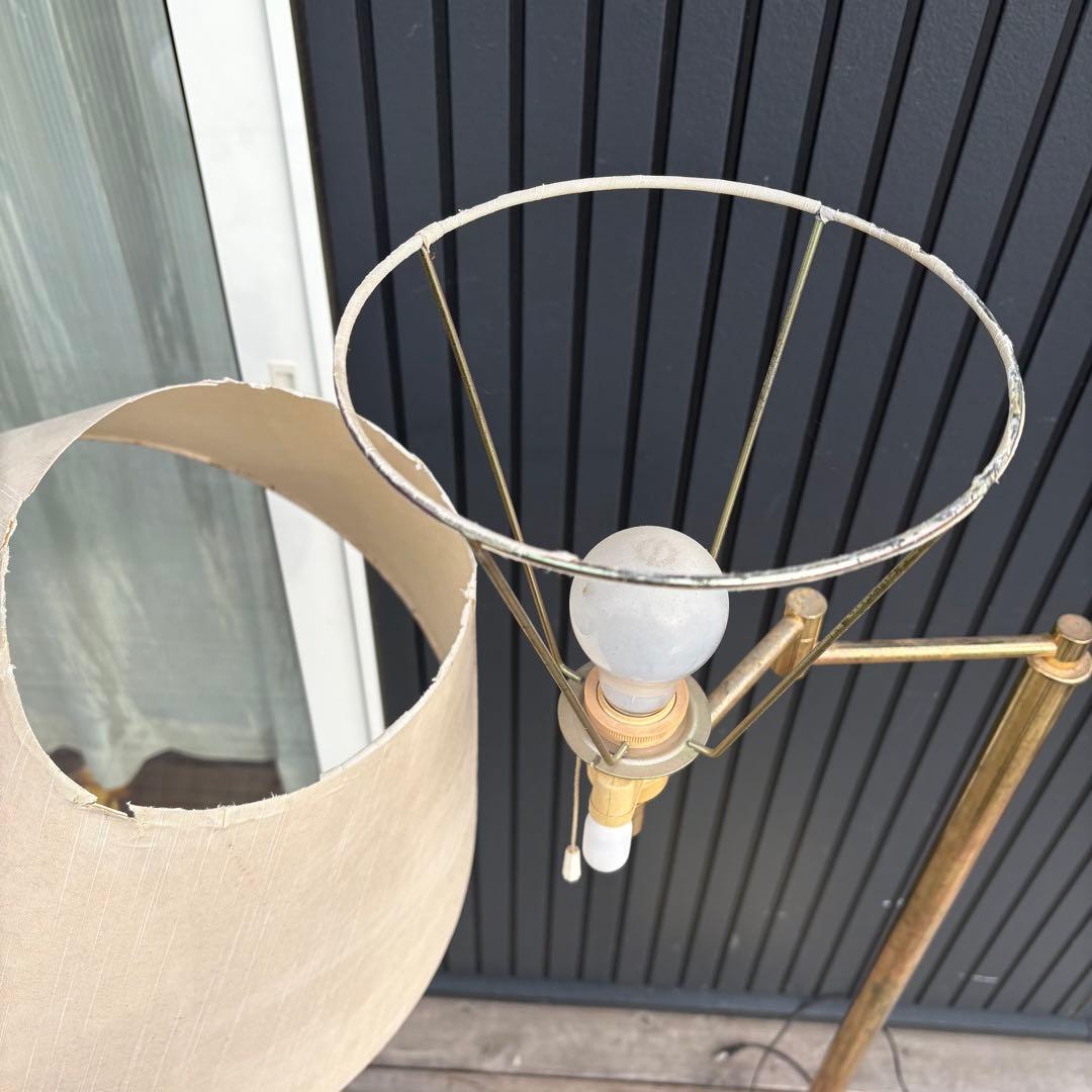 北欧レトロ サワグチ スイングアーム フロアライト フロアスタンド 可動アーム