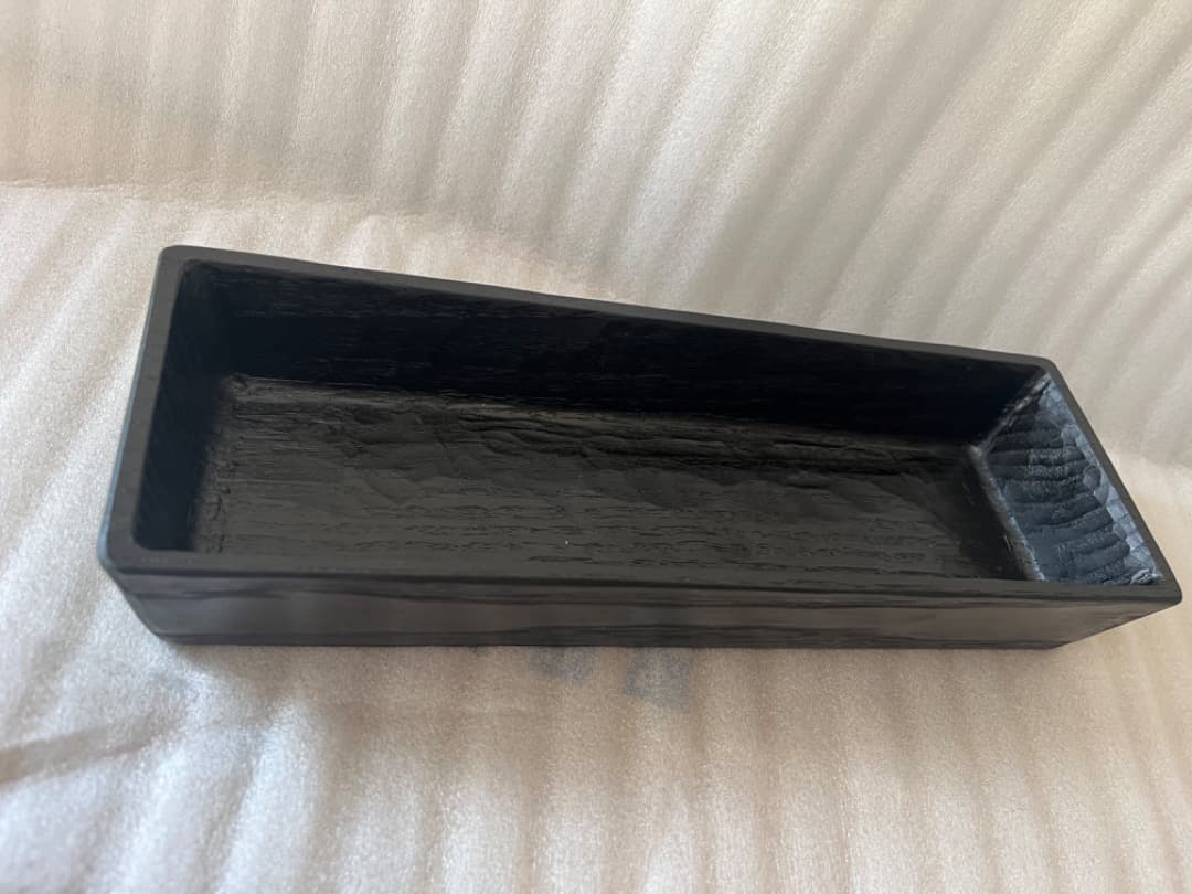 三谷龍二　漆　バット　黒　希少