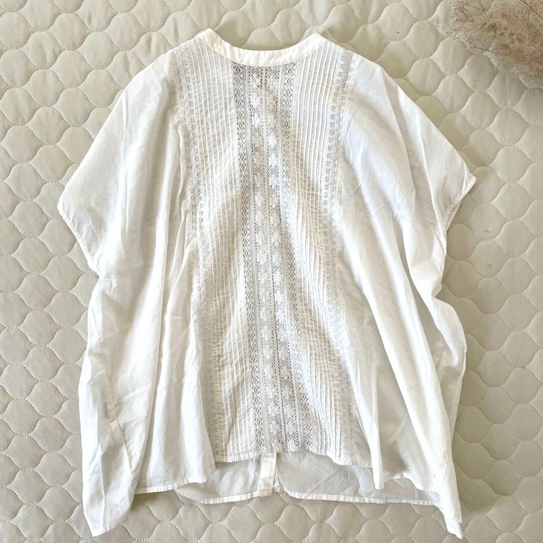 月末セール‼︎【24SS】BEARDSLEY リバーレース２WAYブラウス