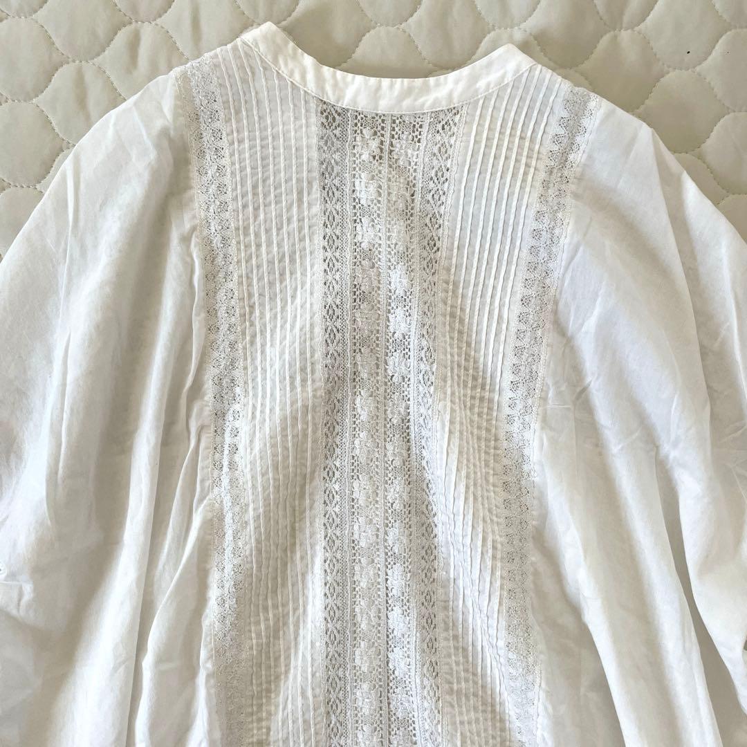 月末セール‼︎【24SS】BEARDSLEY リバーレース２WAYブラウス