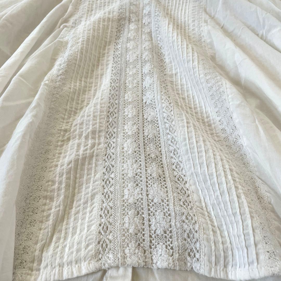 月末セール‼︎【24SS】BEARDSLEY リバーレース２WAYブラウス