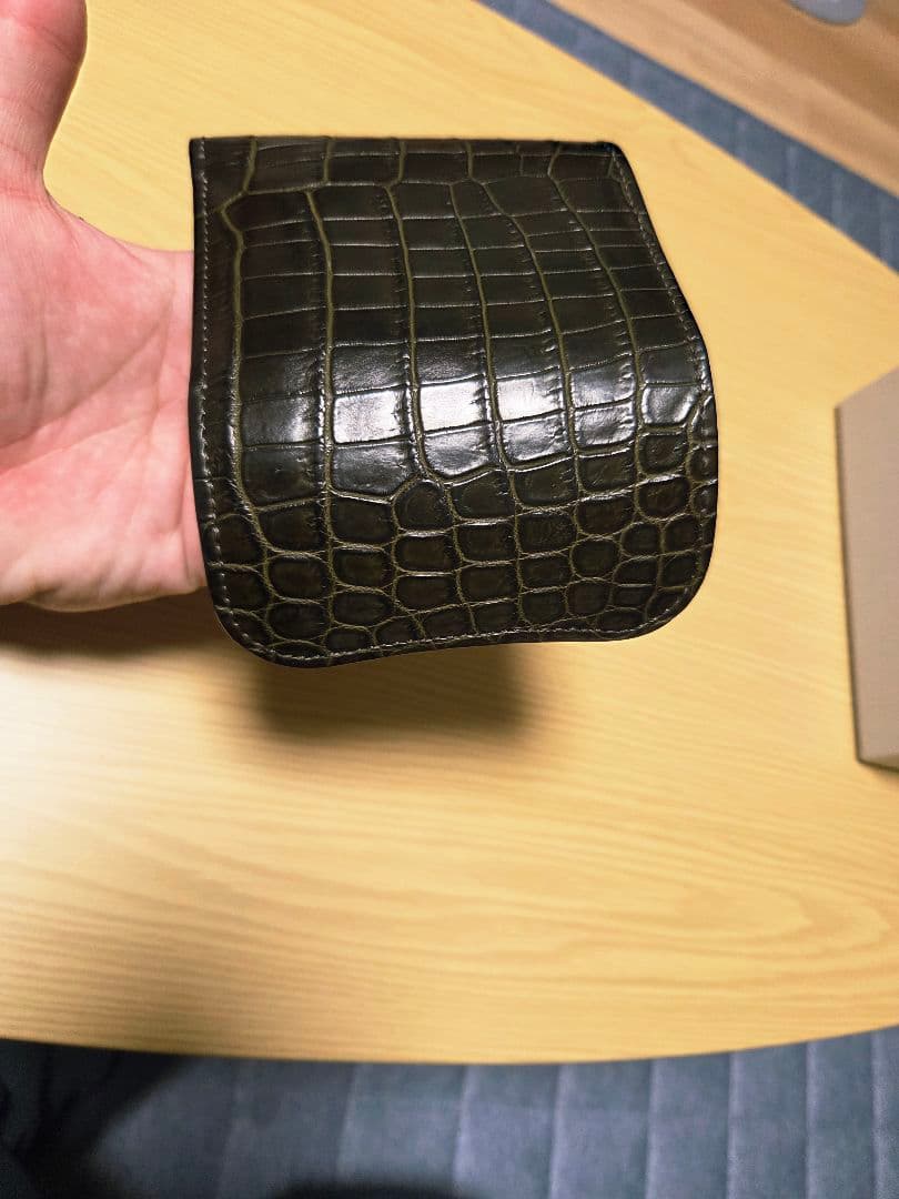 【1点物】ENO クロコ　カーキ色