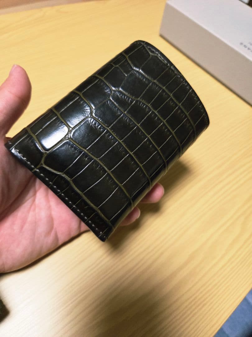 【1点物】ENO クロコ　カーキ色