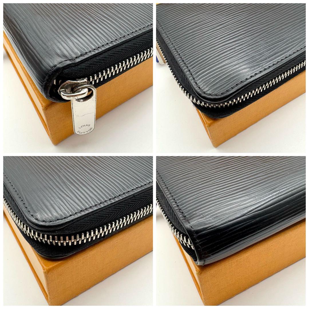 【新型】 ルイヴィトン ジッピーウォレット エピ ラウンドファスナー 長財布 黒