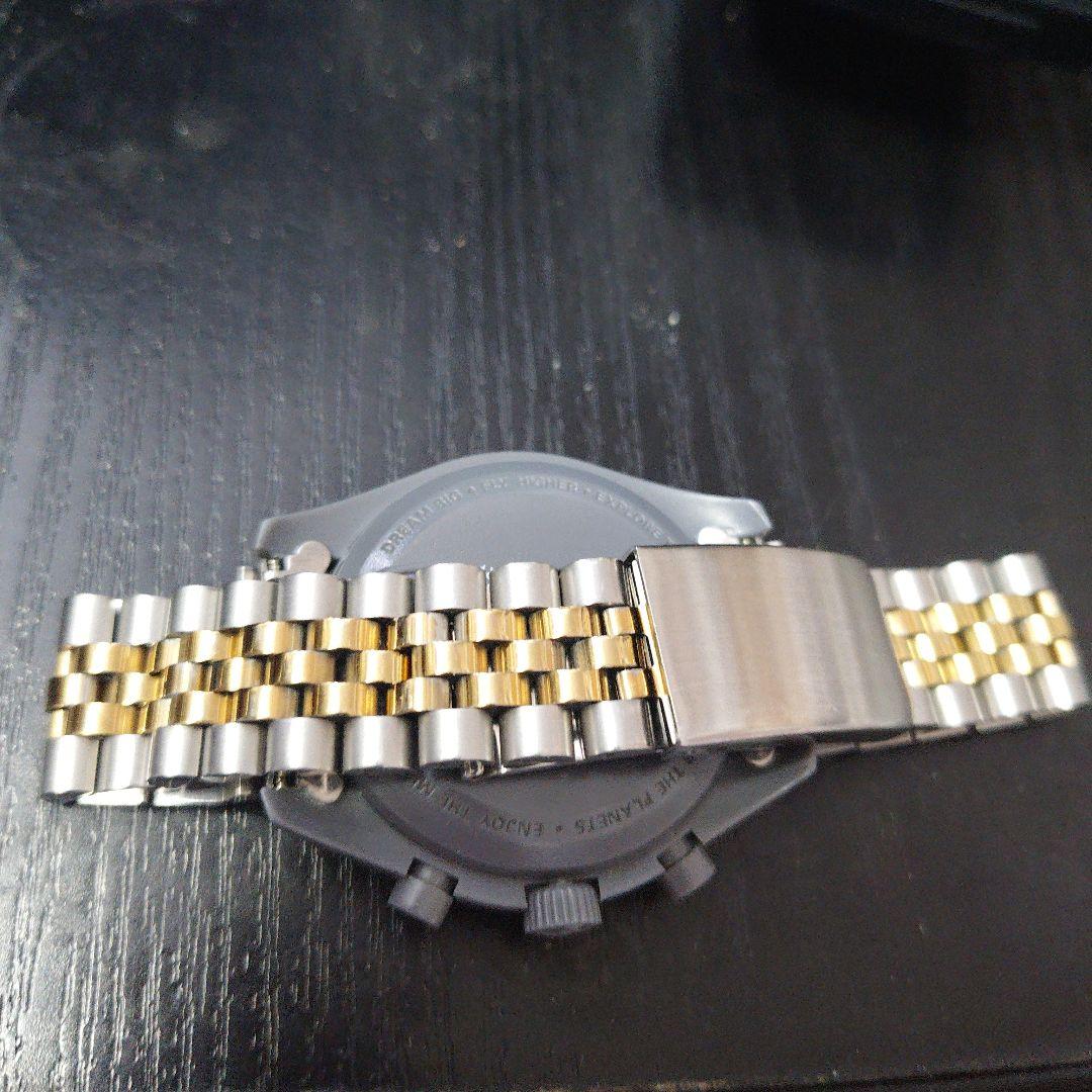 金属リンクブレスレット シルバー ゴールド