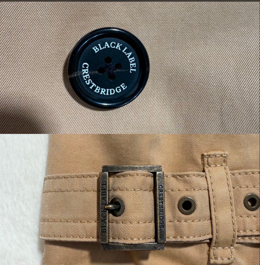 美品✨　ブラックレーベルクレストブリッジ　トレンチコート　綿　ライナー　2WAY
