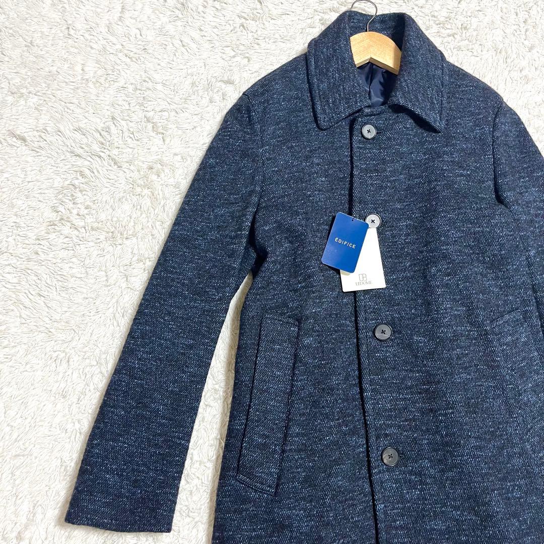 ✨新品未使用✨エディフィス BEL&CO ウールコート 44サイズ ベルテッド