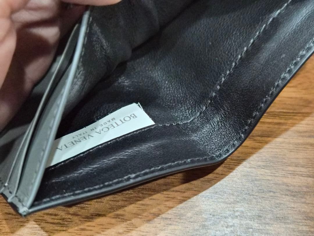 【極美品】ボッテガヴェネタ BOTTEGA VENETA 三つ折り財布 未使用品