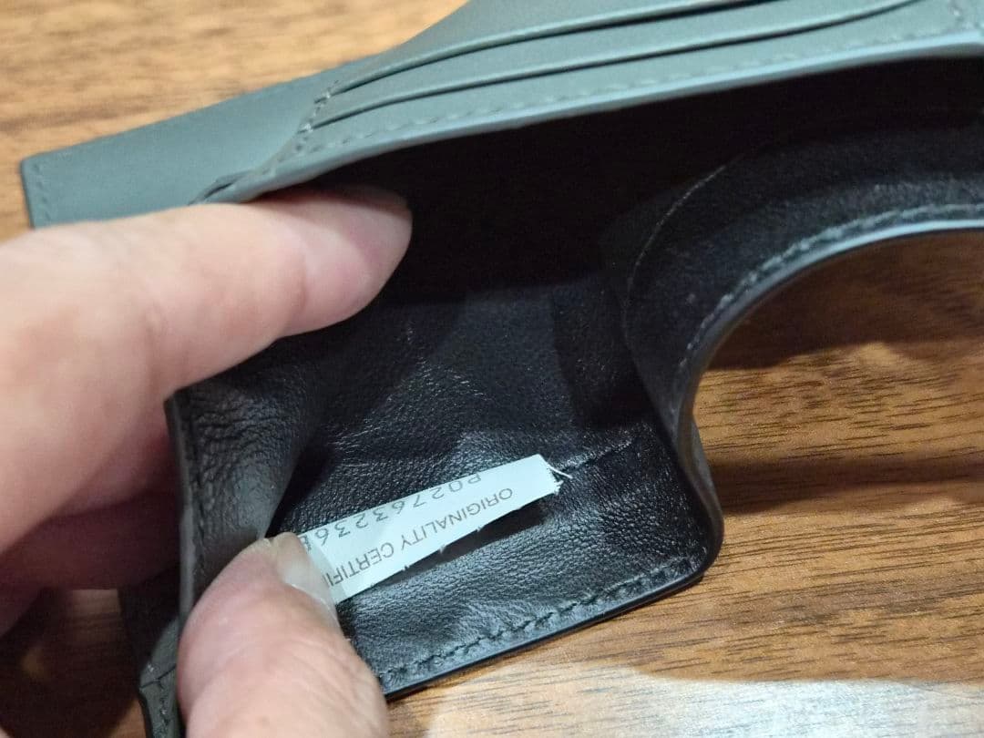 【極美品】ボッテガヴェネタ BOTTEGA VENETA 三つ折り財布 未使用品