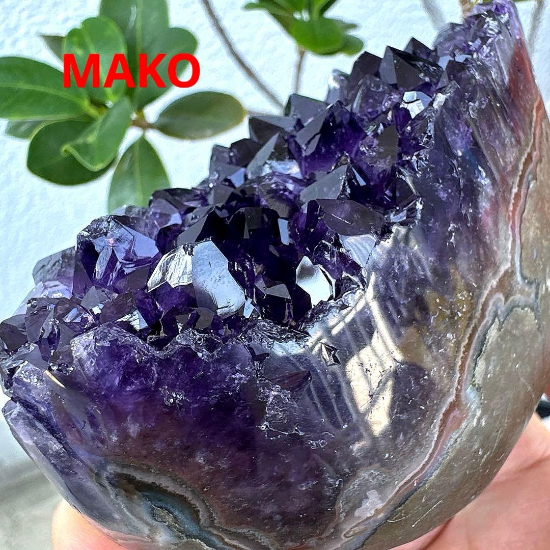 M1704☆アメジストクラスター550g☆ウルグアイ産☆天然石☆N50507-A