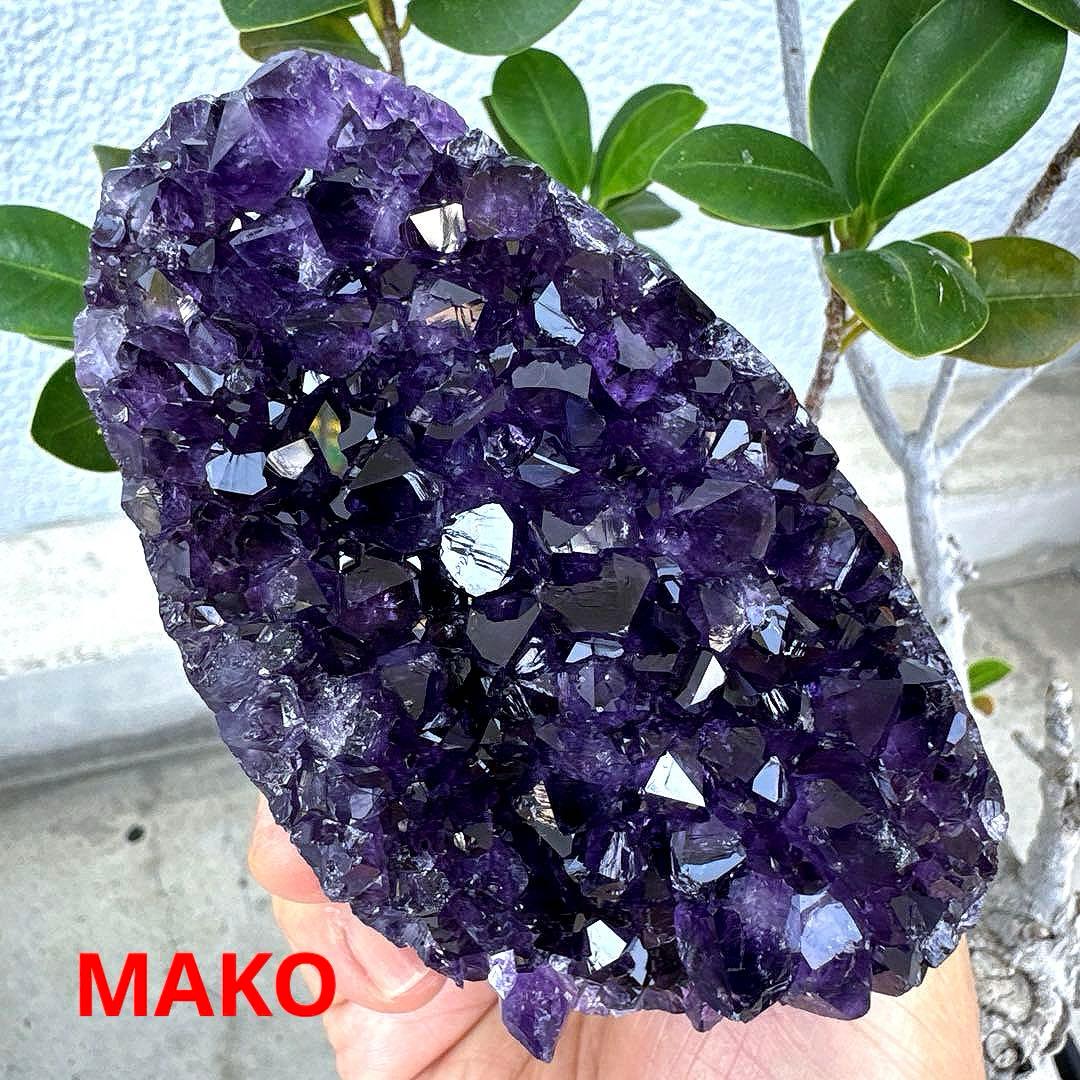 M1704☆アメジストクラスター550g☆ウルグアイ産☆天然石☆N50507-A