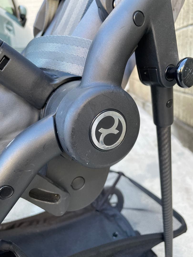 Cybex melio サイベックス メリオ カーボン グレー レインカバー付き