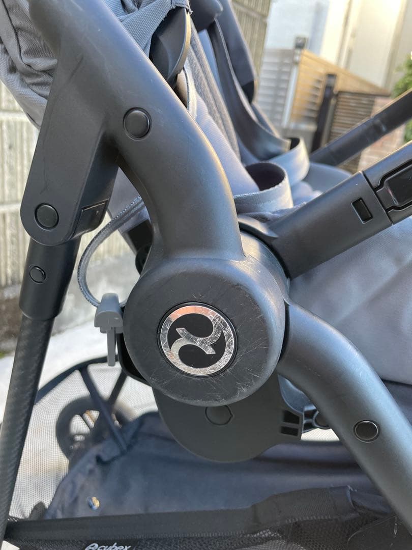Cybex melio サイベックス メリオ カーボン グレー レインカバー付き