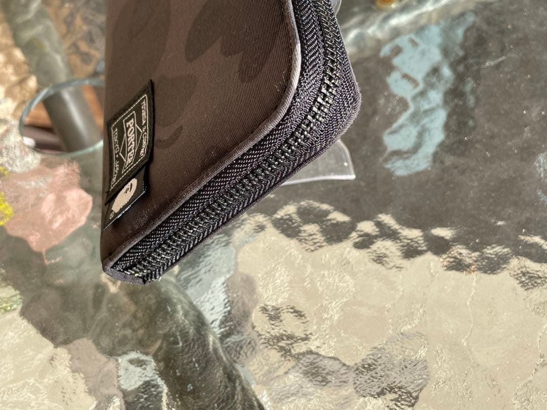 限定完売品　極美品）A BATHING APE×PORTER/カモフラ柄　長財布