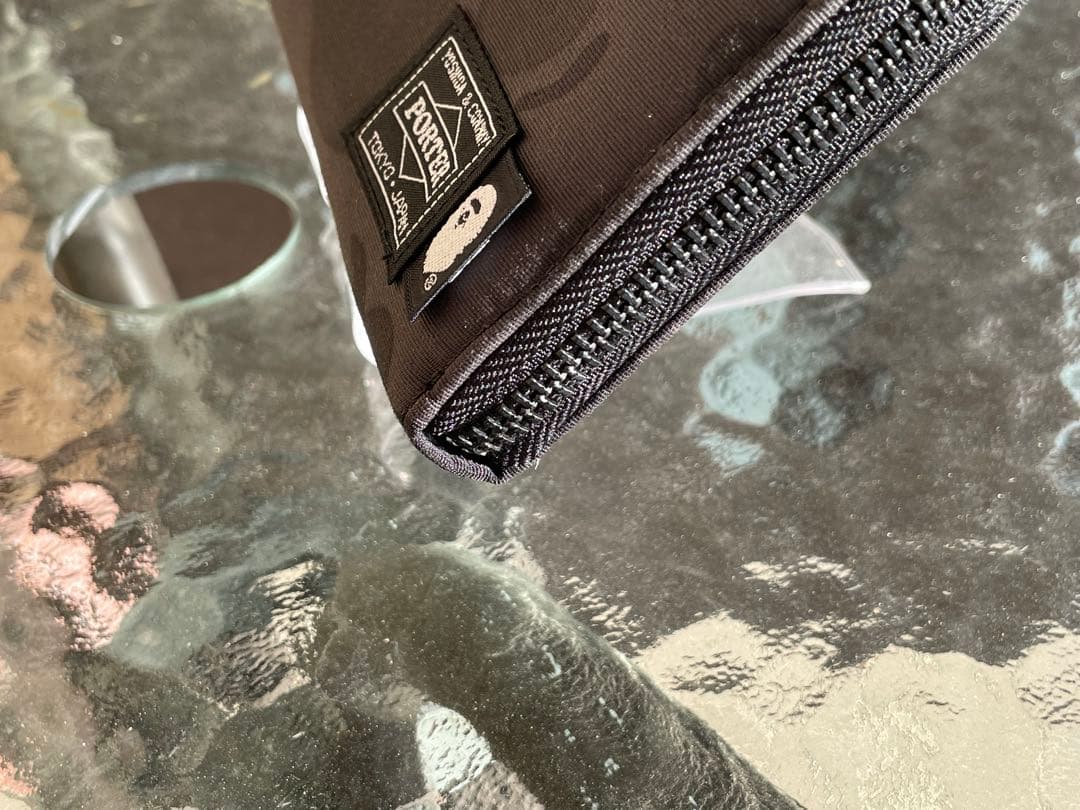 限定完売品　極美品）A BATHING APE×PORTER/カモフラ柄　長財布