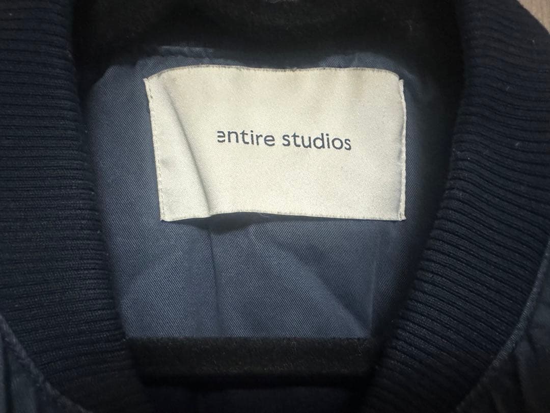 ENTIRE STUDIOS A-4 BOMBER ネイビー　XS