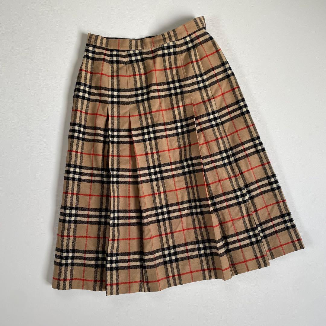バーバリーズ ノバチェック ウール スカート 11AB Burberrys