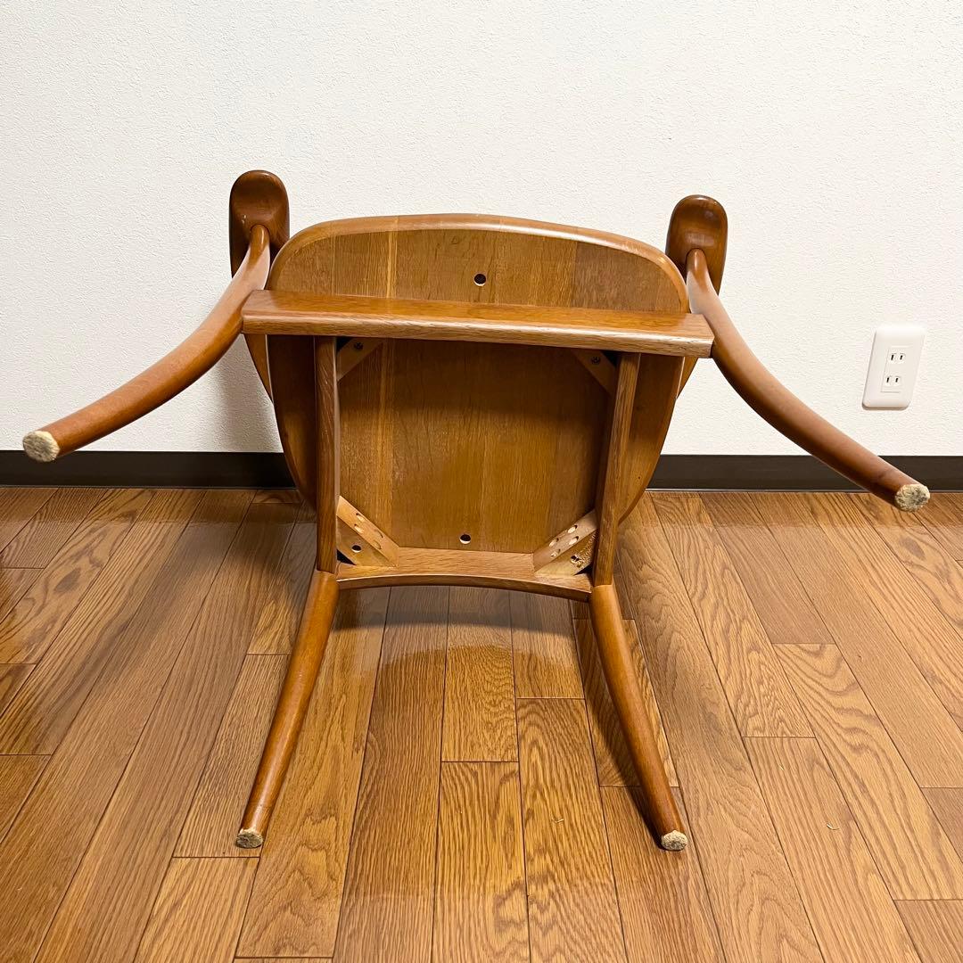 【美品】飛騨産業　クレセント　アームチェア　HIDA CRESCENT ①