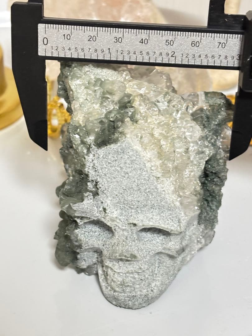 ヒマラヤ　ガネーシュ　クローライト　超高品質　スカル　ミュージアムグレード