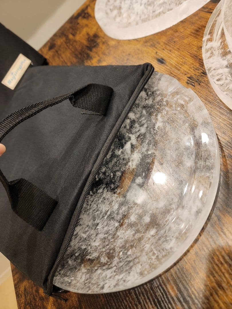 バッグ付き水晶焼肉プレート30cm 4個