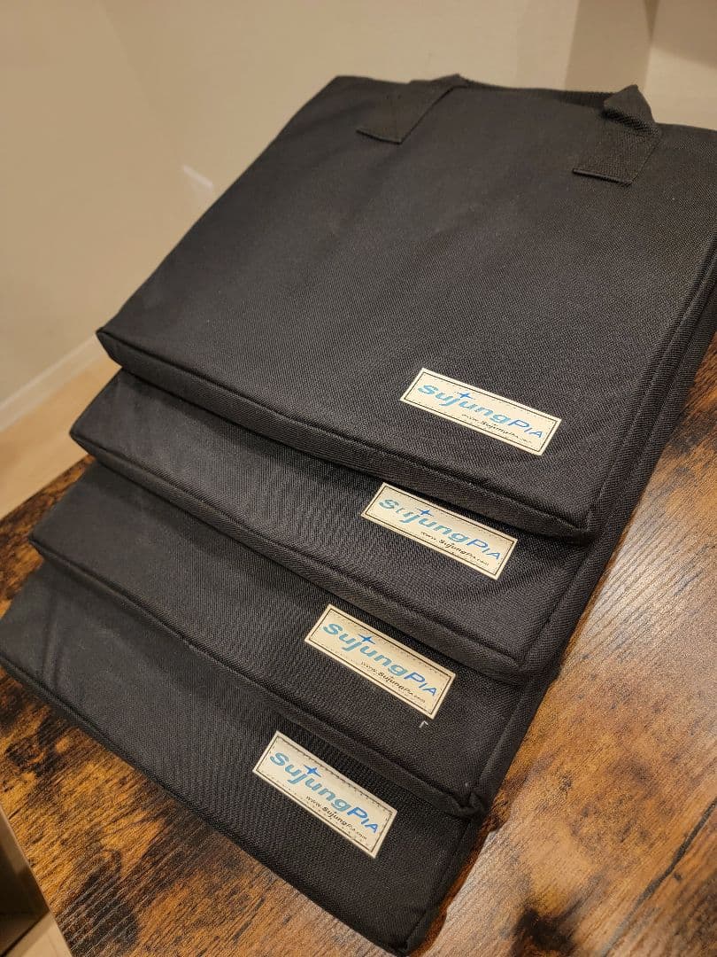 バッグ付き水晶焼肉プレート30cm 4個