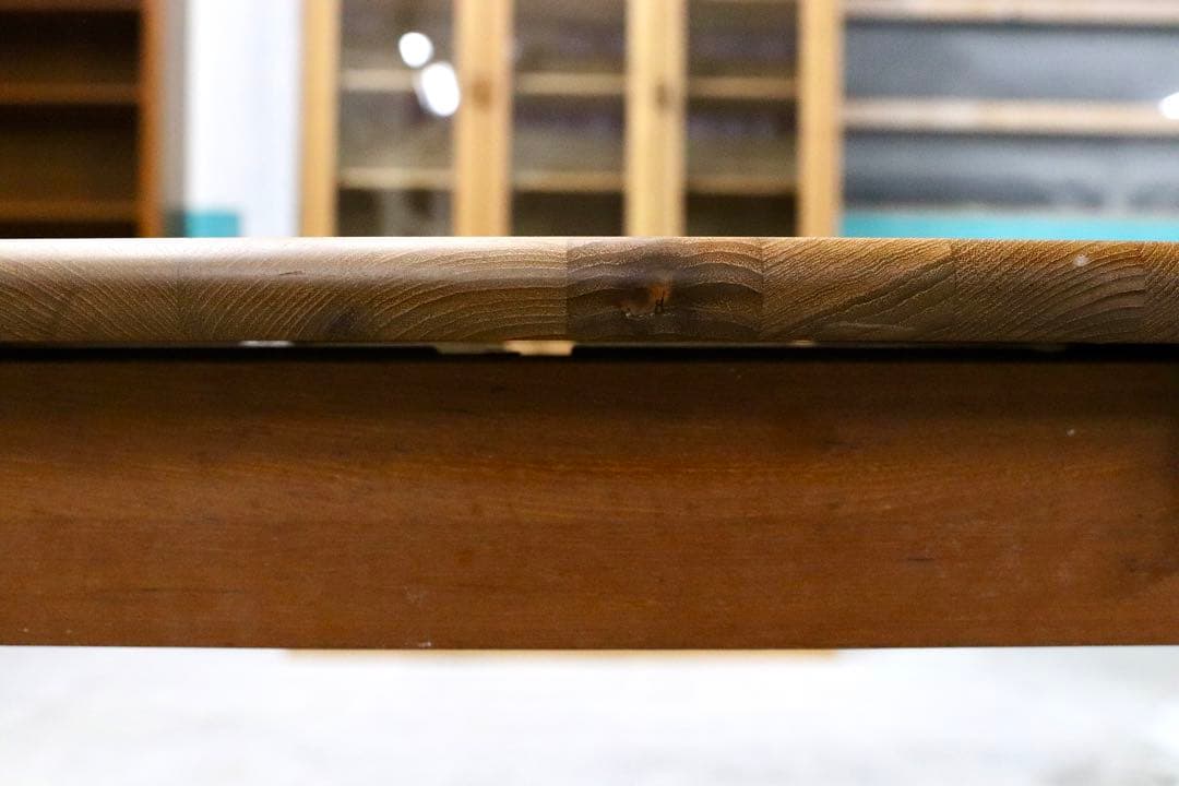 GMHK395○北欧スタイル チーク無垢材 エクステンション 伸長式 ダイニング