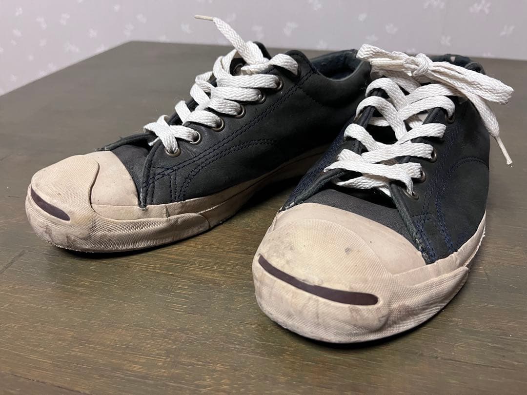 CONVERSE JACK PURCELL レザー　US8 USA製