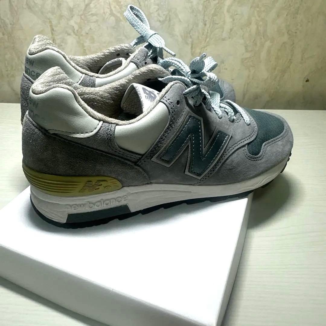 New Balance 1400 グレー/ライトブルー スニーカー