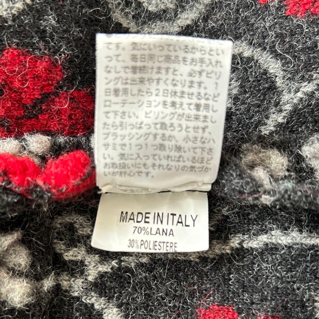 3D立体花柄ウールコート イタリア圧縮ウールコート イタリア製