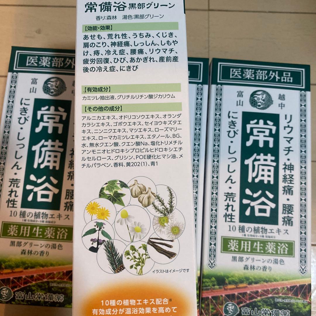Ot 常備浴 黒部グリーン 薬用入浴剤 400mL 医薬部外品 日本製4本