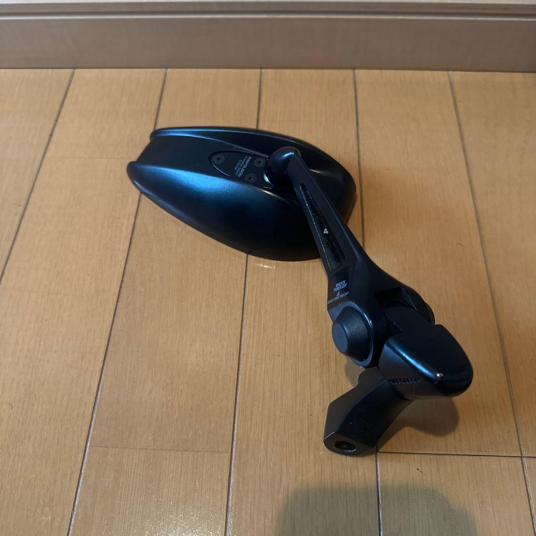 【送料込】シャークミラー7 ブラック ミラー左右2本セット