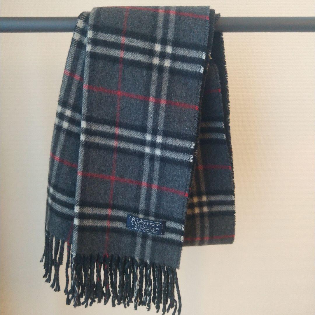 マフラー■バーバリーBURBERRY■カシミヤ100％