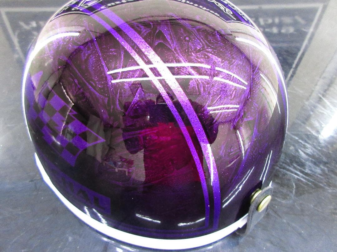 送料込！！カスタムコルク半　マーシャル　紫ラップラメ最安値023