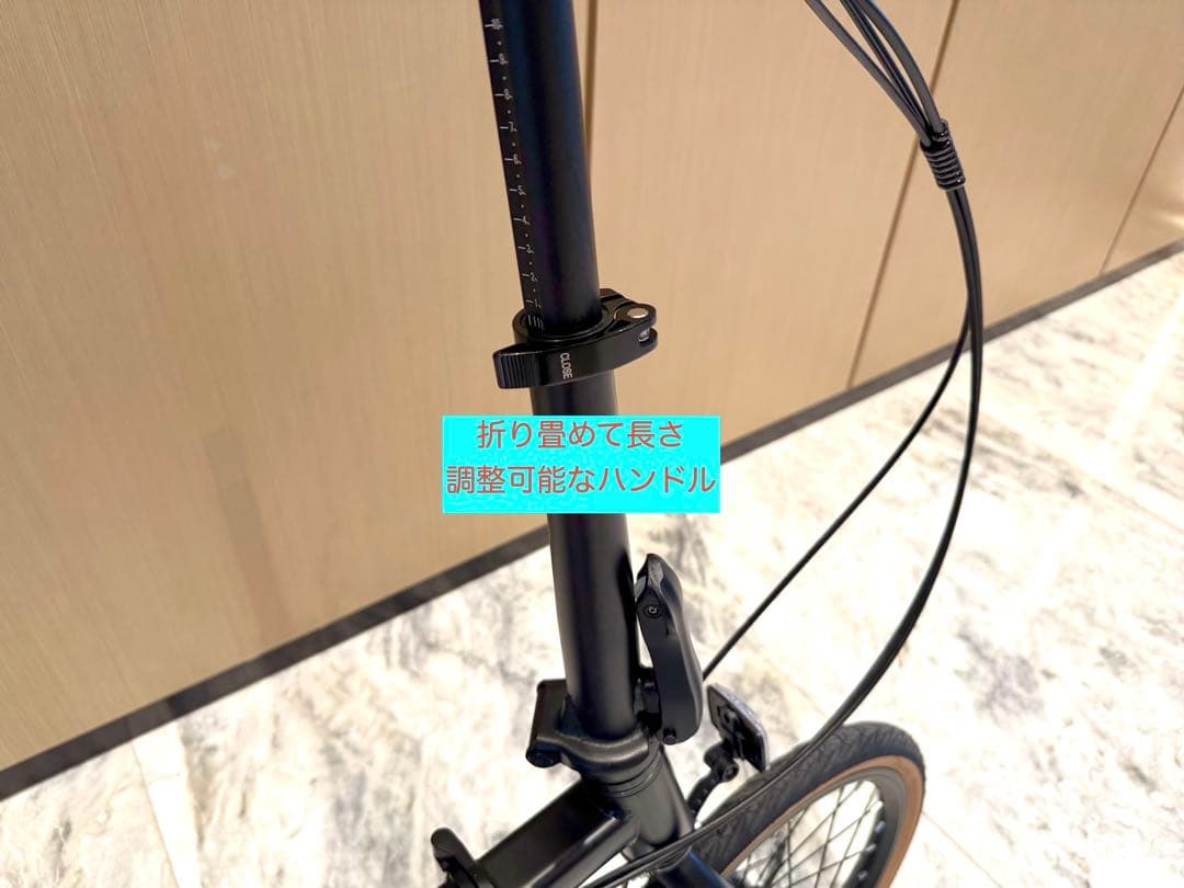 【PANLOVA】三つ折り折りたたみ自転車SHIMANO7段変速ディスクブレーキ