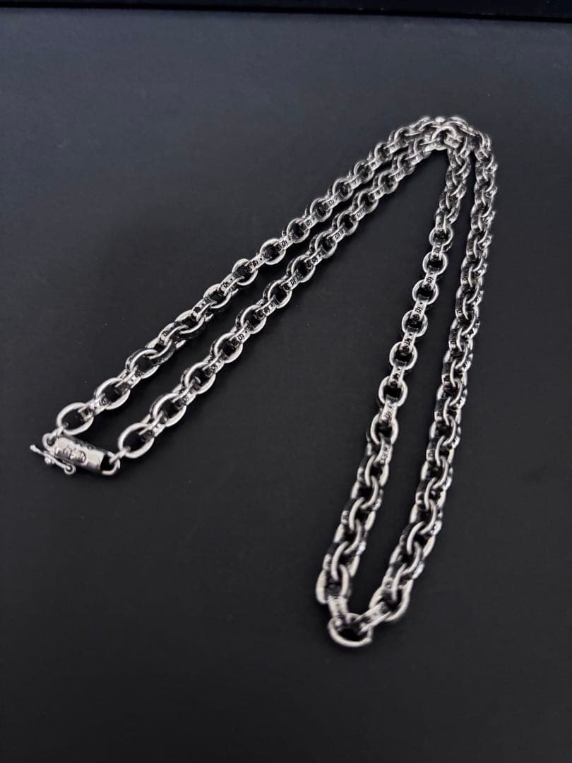 ネックレス ペーパーチェーン タイニー クロス シルバー ジルコニア