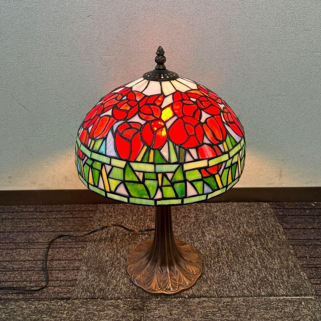 ステンドグラスライト / チューリップ柄