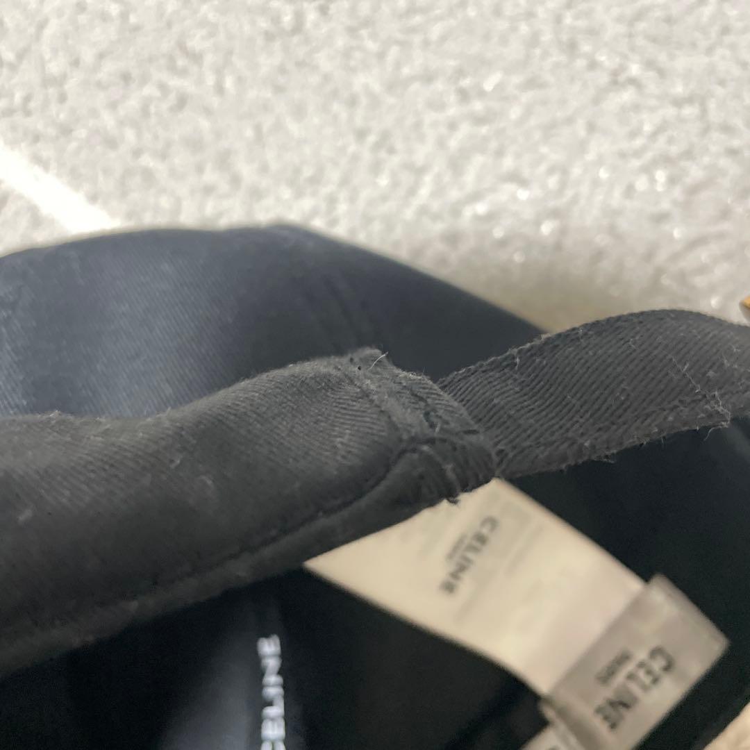 CELINE 黒 ベースボールキャップM