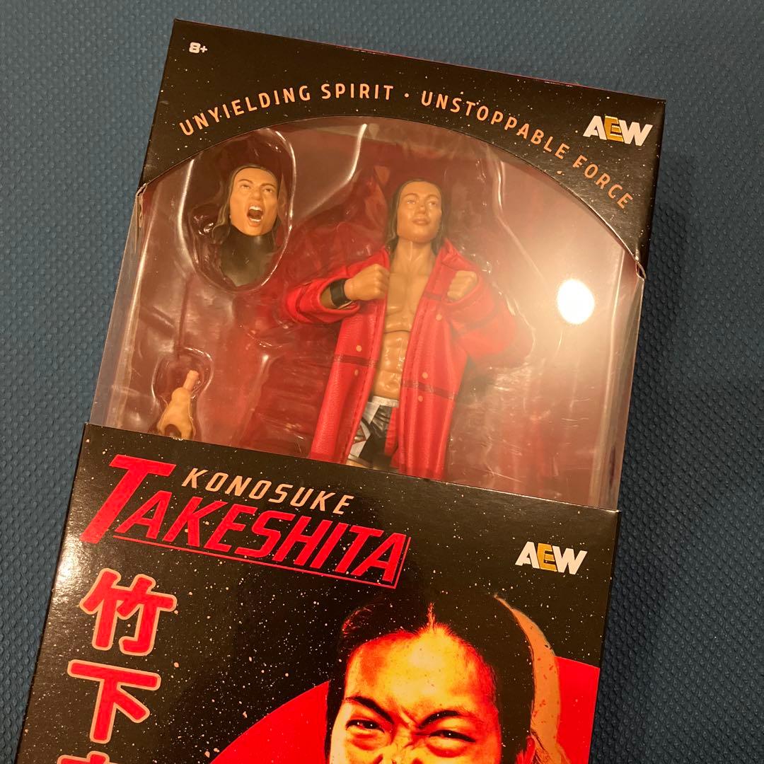 (新品・未開封) 竹下幸之介 The Alpha AEW フィギュア