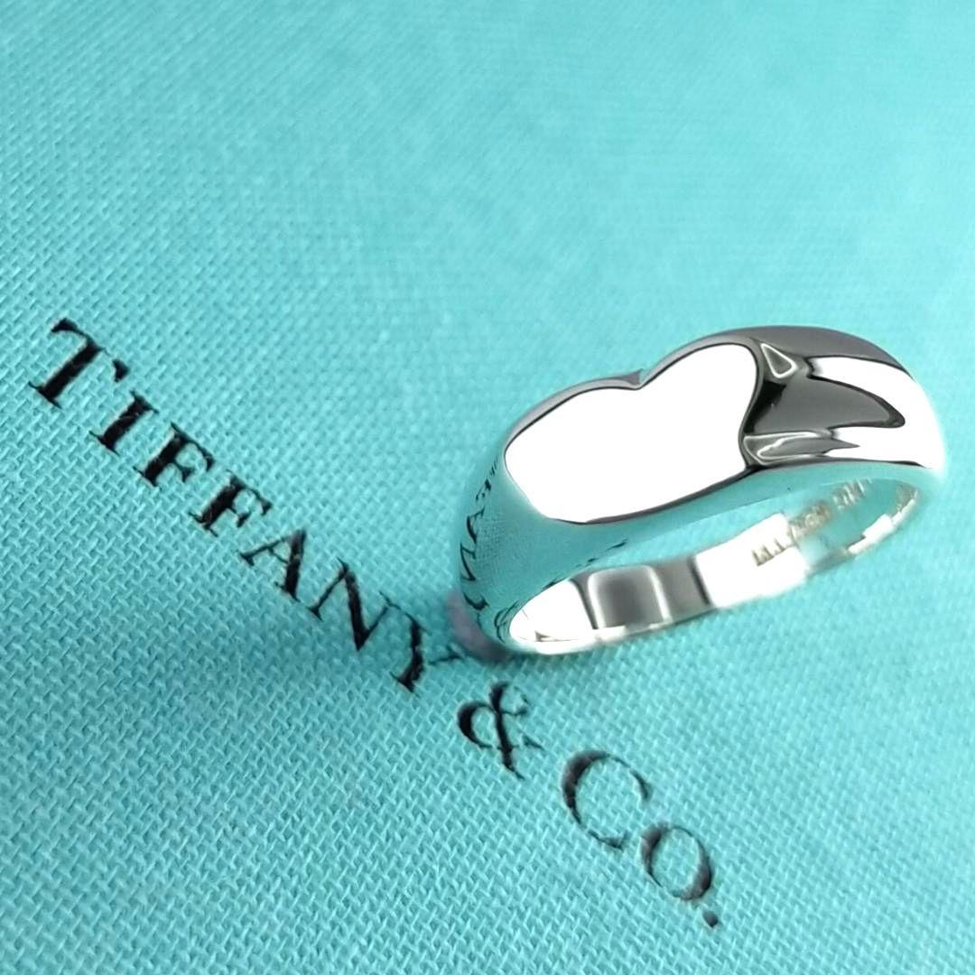 ●SALE●【ティファニー】シグネット　ハート　リング　１１号　2313