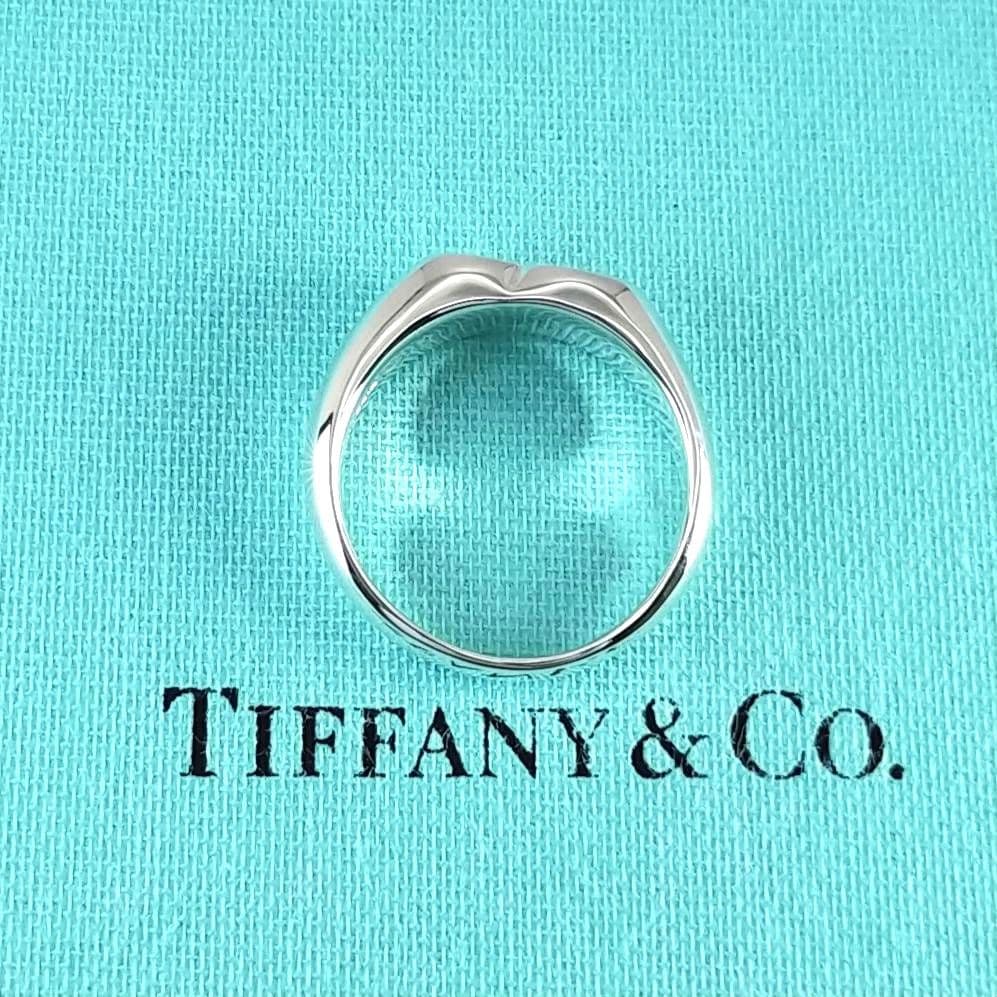 ●SALE●【ティファニー】シグネット　ハート　リング　１１号　2313