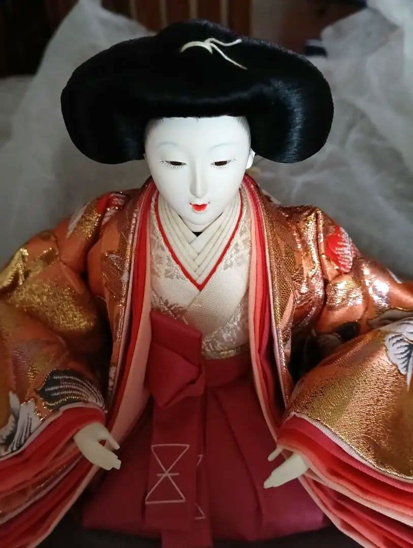 三人官女　お雛様　西陣織