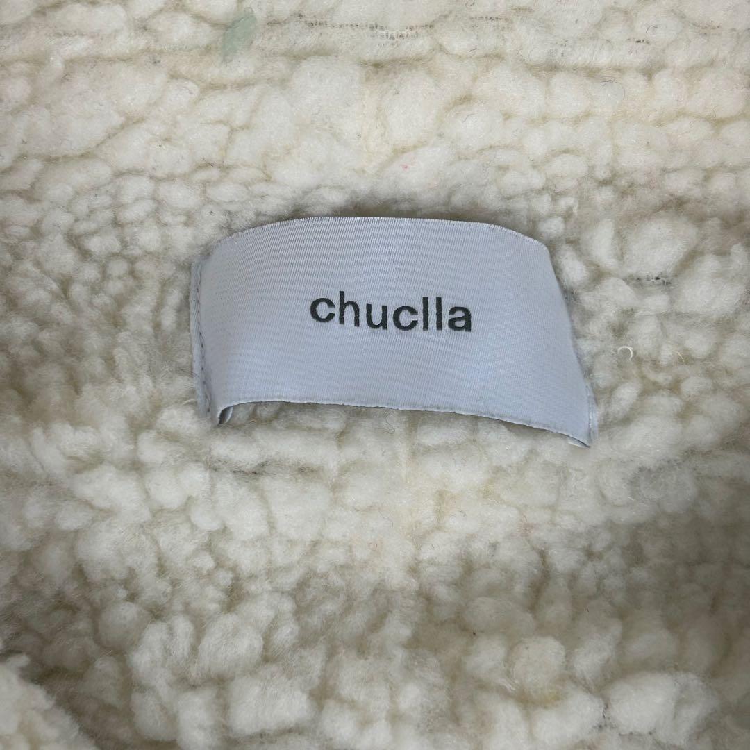 ゆ chuclla チュクラ ワーク ミリタリー コート ボア ロング