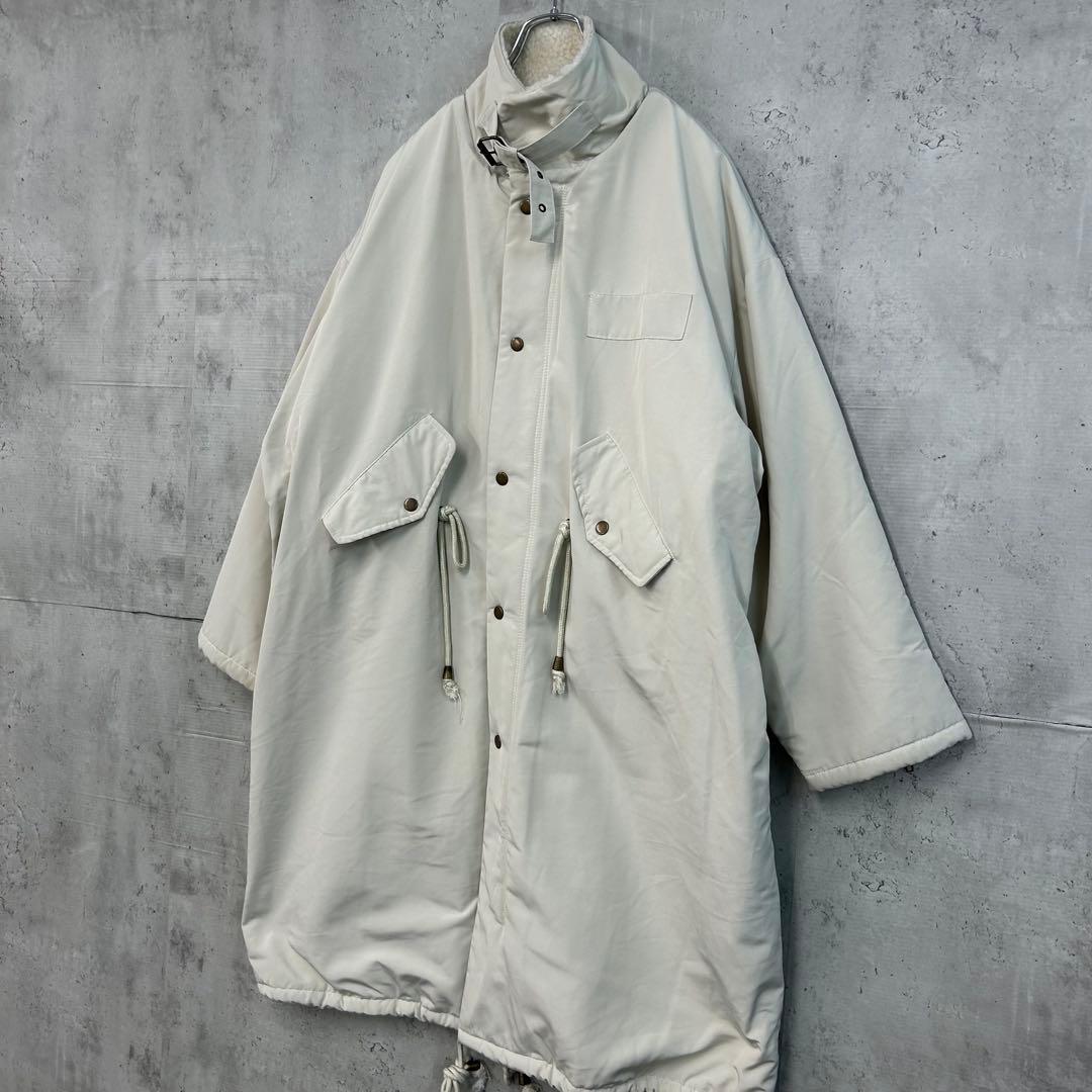 ゆ chuclla チュクラ ワーク ミリタリー コート ボア ロング