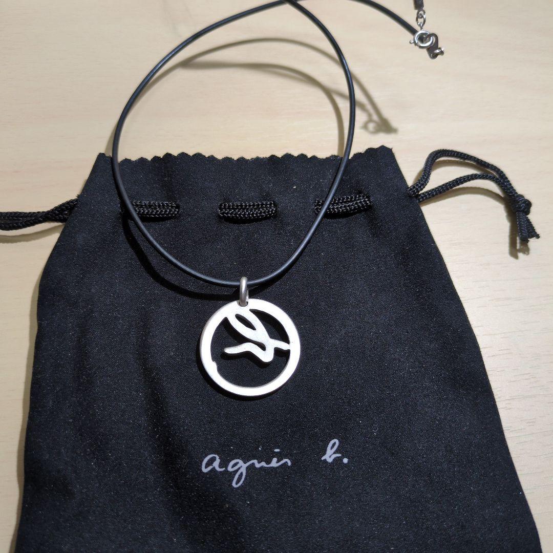 アニエスベー agnes b. ネックレス 2点セット ロゴ トカゲ リザード